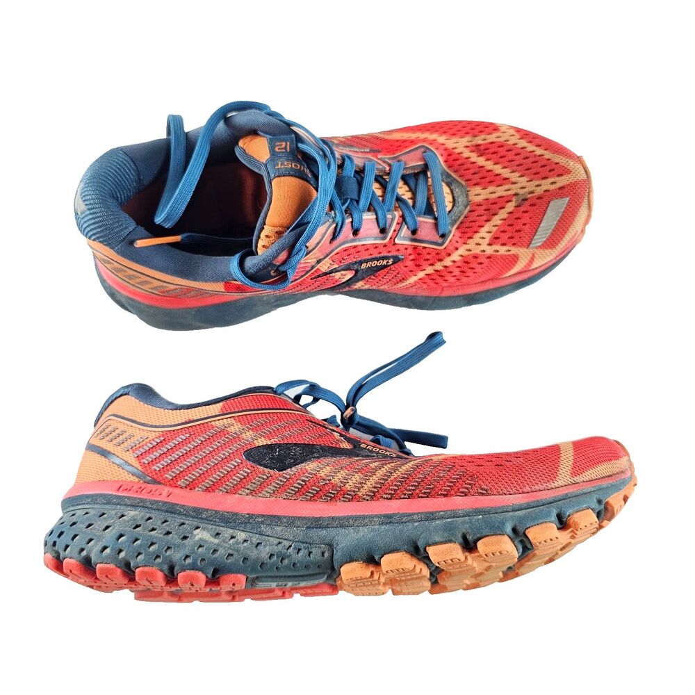 Brooks Ghost 12 Turkey Trot Womens 7 Orange Thanksgiving Running Shoes Sneakers